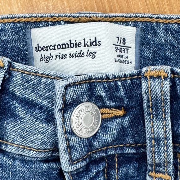 Abercrombie Kids (girls) High Rise Eide Leg Denim Jeans - Picture 2 of 4
